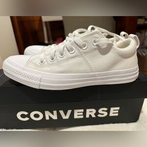 White Converse sneakers